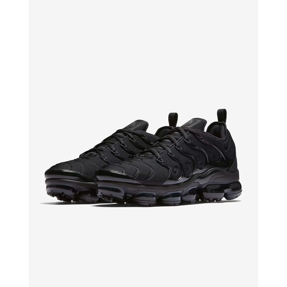 Nike Men Air VaporMax Plus Triple Black. Size 9.5 - 924453-004 - Picture 1 of 9